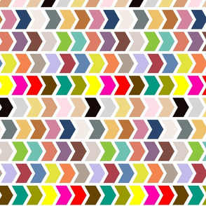 Multi Coloured Chevron