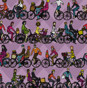 chevron bikes lilac