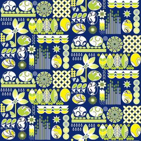 Egg Hunt fabric by angeladesaenz on Spoonflower - custom fabric