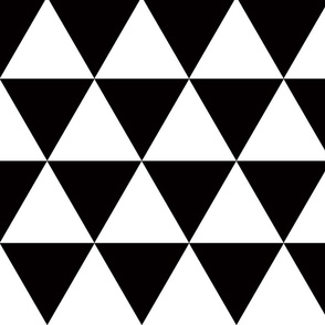 triangles black and white