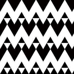 triangles black and white