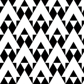 triangles black and white arrows