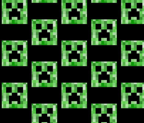 CreeperFace Checkerboard-black