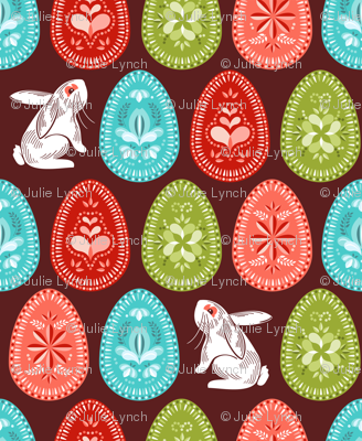Sweet painted eggs