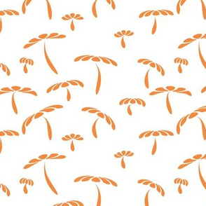 orange ditsy doodle 