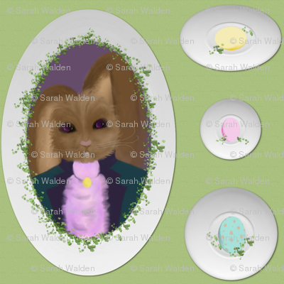 Peter Cottontail's Egg Plates