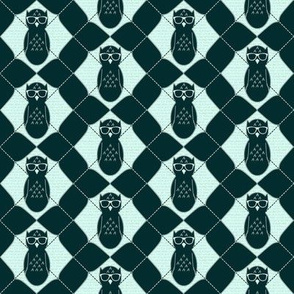 Equation Owl Chevron Invert Small