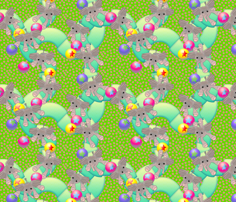 Baby Ellies Having a Ball fabric by glimmericks on Spoonflower - custom fabric