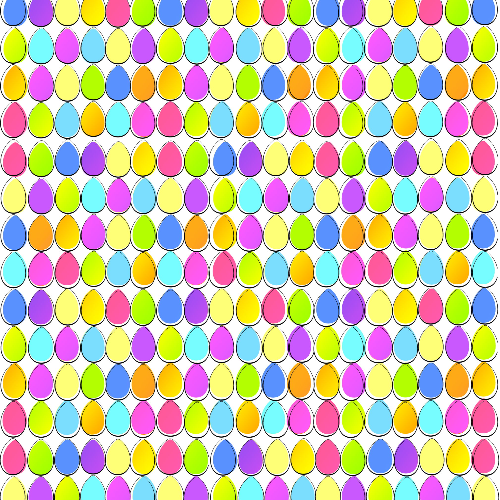 eggs_by_the_yards fabric by ludditepress on Spoonflower - custom fabric