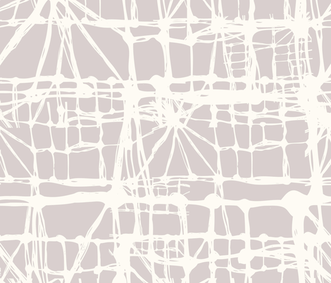 White threads. fabric by smalty on Spoonflower - custom fabric