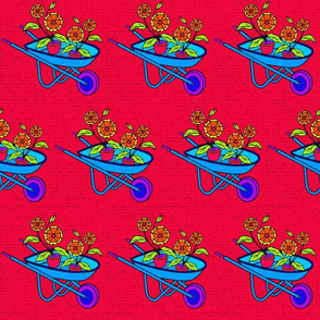 Blue Wheelbarrow