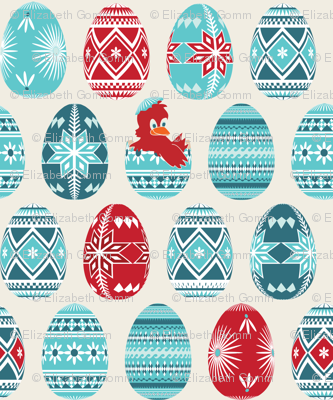 Pysanky chick