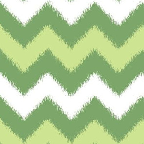 Spring Green Chevron Ikat