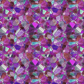 purple and violet