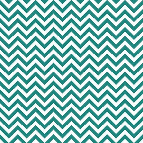 teal chevron