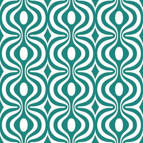 teal vintage pattern 2