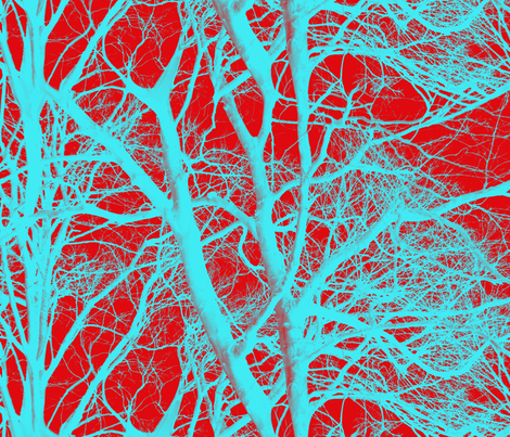 The Tree Lace ~ Red & Cyan