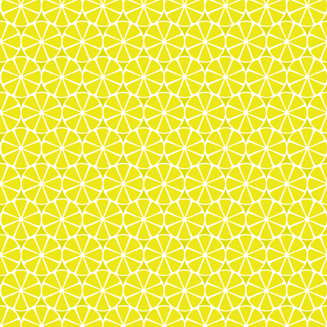 Citron Slices fabric by siya on Spoonflower - custom fabric