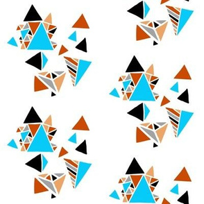 Abstract Triangle Print