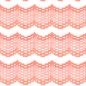 Vintage Peach Ruffles