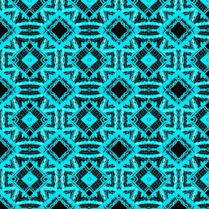 Vintage Tiki Diamond Pattern