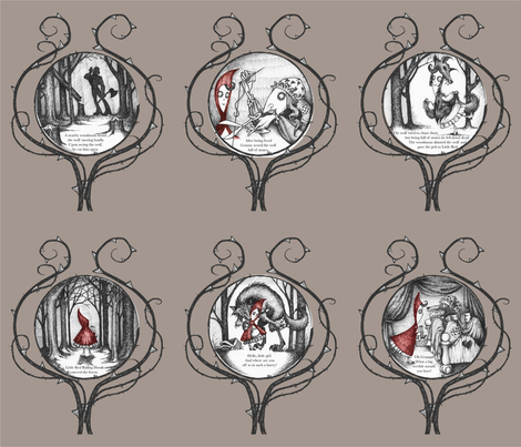 Little Red Riding Hood - panels