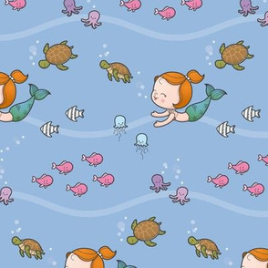 Mermaid and friends