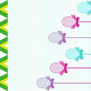 Easter Egg Dangles - Tea Towel  - © PinkSodaPop 4ComputerHeaven.com