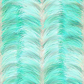 The Feathered Stripe ~ Blue