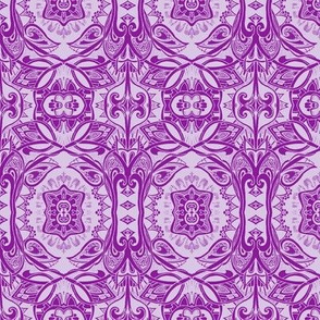 Purple Daze (a psychedelic retro sixties vine and scallop trip)