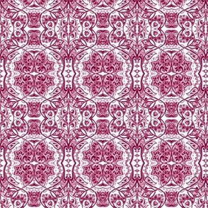 The Pocket Full of Posies (red and white)