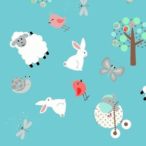 funday scatter aqua