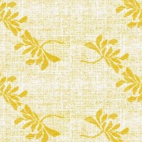 Twin Lotus- yellow/white