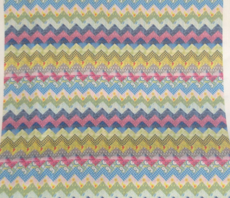 Quilt chevron pattern
