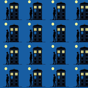 The Doctor,The Tardis,and the Moonlight 