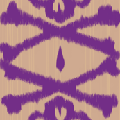 ikat skulls & cross bones