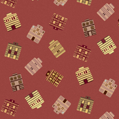 Tumbled Minoan houses