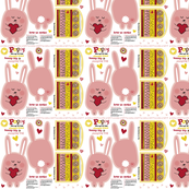 Popsy the cut and sew bunny toy