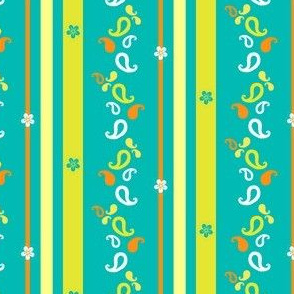 Baby Butterfly Floral & Paisley Stripes! - Baby Butterfly Spring Garden - © PinkSodaPop 4ComputerHeaven.com
