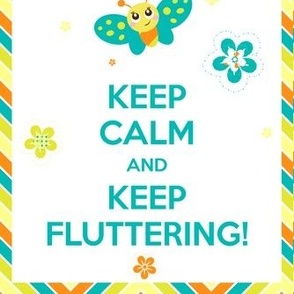 Baby Butterfly Small Frameable Art Mini Poster! - Baby Butterfly Spring Garden - © PinkSodaPop 4ComputerHeaven.com