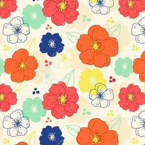 Flowering Quince Flowers