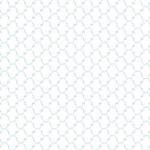 Dusk Blue Morrocan Tile Arrows
