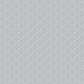 Grey Morrocan Tiled Arrows