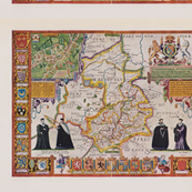 Antique Map of Cambridge by John Speed