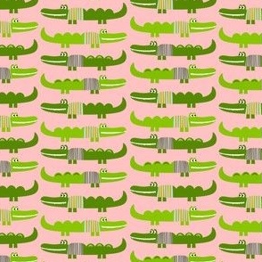 Sweater Alligators in Pink