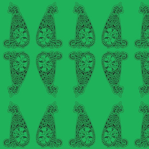 CatsMeow - Lg - dark green