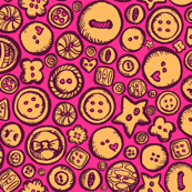 Buttons Up orange