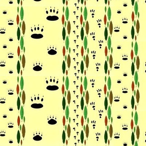 Paw Prints - Mother and Child - smaller version