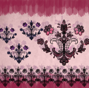 Pink norwegian embroidery redesigned