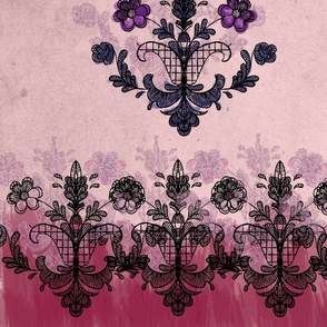 Pink norwegian embroidery redesigned